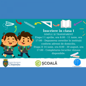 Înscriere în clasa I