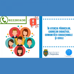În atenția părinților, cadrelor didactice, comunității educaționale și civile