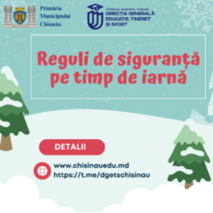 Reguli de siguranță pe timp de iarnă