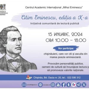 Ziua Națională a Culturii și aniversarea marelui poet Mihai Eminescu