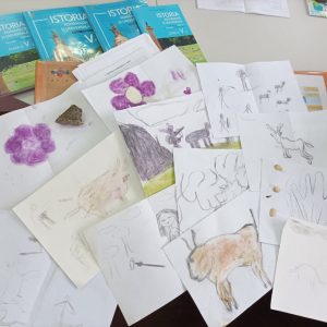 Elevii clasei a V-a au explorat fascinanta lume a artei preistorice