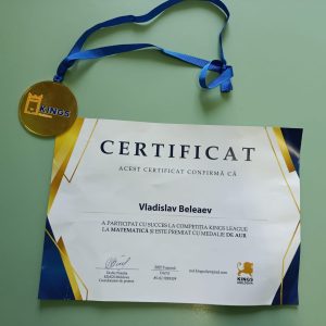 Rezultatele frumoase vin în timp, cu multă muncă și răbdare. Felicitări pentru Vlad