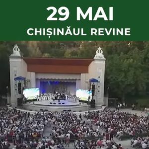 Pe 29 mai, Chișinăul se adună la Teatrul Verde!